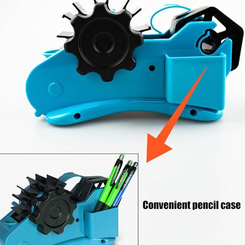 Multi-Roll Heat Tape Dispenser: Semi-Automatic Sublimation Tape Dispenser for Heat Transfer Tape with 1 Inch and 3 Inch Core. Blue Desktop Tape Dispenser for Precise and Efficient Cutting. in Saudi Arabia