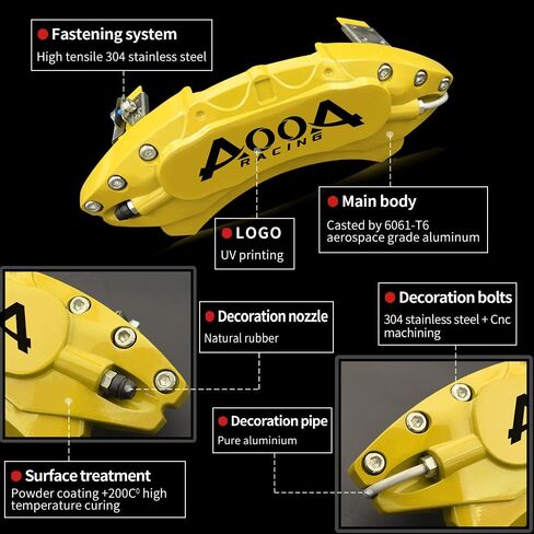 AOOA Light Blue Caliper Covers Fits Tesla Model 3 Long Range Version (set of 4) in Kuwait