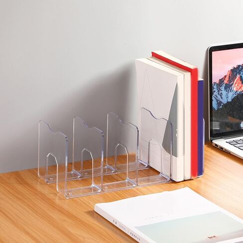 منظم ملفات للمكتب، حامل ملفات مكتب، حامل ملفات من الأكريليك الشفاف، حامل ملفات، حامل ملفات، حامل مجلات، رف كتب للمكتب in Kuwait