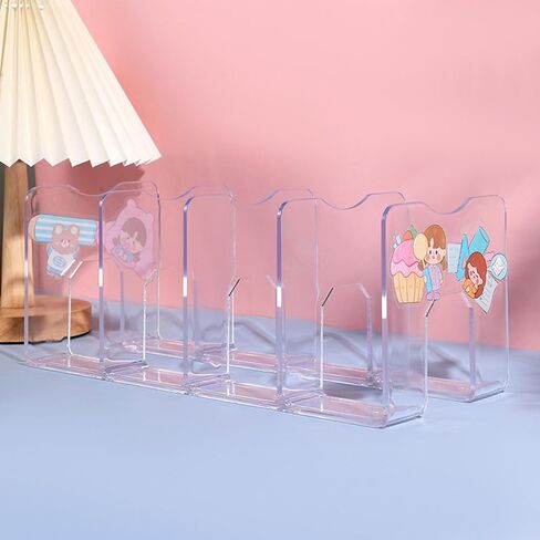 منظم ملفات للمكتب، حامل ملفات مكتب، حامل ملفات من الأكريليك الشفاف، حامل ملفات، حامل ملفات، حامل مجلات، رف كتب للمكتب in Kuwait