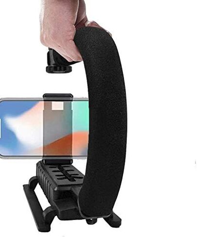 Professional Stabilizing Handheld Stabilizer Handle Grip with Accessory Mount for Camera, Camcorder, DSLR Compatible With Action Cameras, Canon, Nikon, Sony, Panasonic, Pentax, and Olympus & Much More in Saudi Arabia