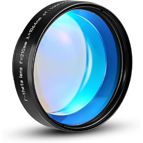 عدسة Monport F-Theta M52، مناسبة لآلات وضع العلامات بالليزر الليفية Monport مقاس 1064 نانومتر، منطقة العمل 5.9 بوصة × 5.9 بوصة (150 × 150 مم)، استبدال عدسة مجال ليزر الألياف in Kuwait