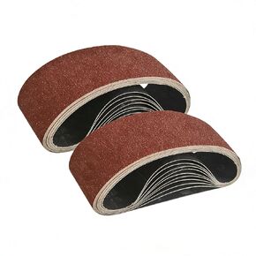6 x 48 Inch Aluminum Oxide Sanding Belt, 15PCs Sanding Belt Set, 3 of Each 80/120/150/240/400 Assorted Grit, Abrasive Belts for Belt Sanders in Kuwait