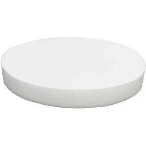 FoamRush 3" x 16" x 16" Diameter Premium Quality High Density Upholstery Foam (Bar Stools, Seat Cushion, Pouf Insert, Patio Round Cushion Replacement) Made in USA in Saudi Arabia