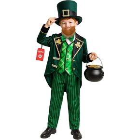 Morph Leprechaun Costume Kids Boy, Boys Leprechaun Costume, St Patricks Day Costumes Kids, Full St Patricks Outfit Boys in Saudi Arabia