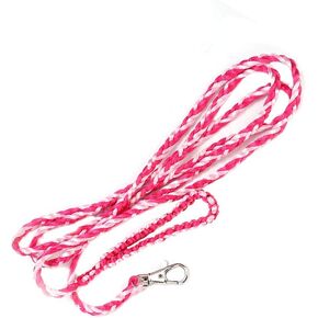 Rengue Small Hamster Leash, Nylon Adjustable Leash with Bell, Comfortable Harness for Hamsters Squirrels Guinea Pigs for Easy Outdoor Walking (Pink + Rose red) in Kuwait