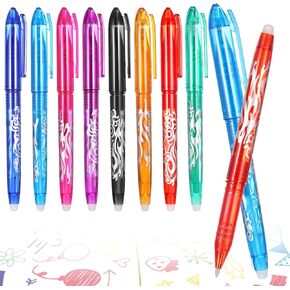 8 قطع من أقلام cobee القابلة للمسح بالحرارة للنسيج، أقلام تحديد النسيج 0.5 مم مع المطاط في النهاية بدون خطوط شبح علامات الأقمشة لخياطة اللحف والتطريز DIY in Kuwait