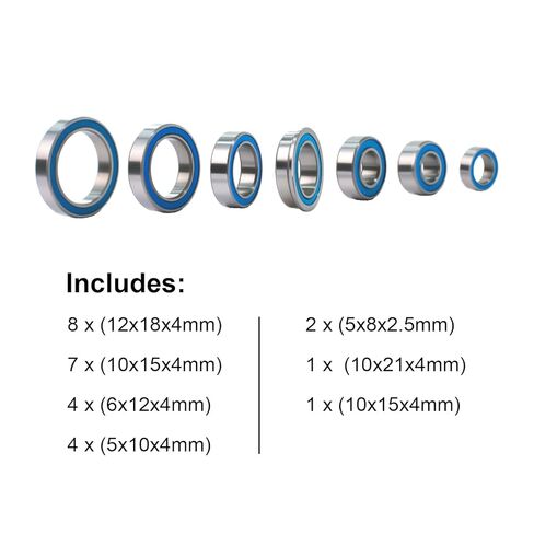 27Pcs RC Sealed Bearings Set for Arrma Big Rock Granite Senton Typhon 3S BLX Crawler Car Upgrade in Saudi Arabia
