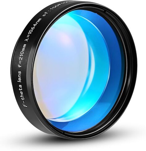 عدسة Monport F-Theta M52، مناسبة لآلات وضع العلامات بالليزر الليفية Monport مقاس 1064 نانومتر، منطقة العمل 5.9 بوصة × 5.9 بوصة (150 × 150 مم)، استبدال عدسة مجال ليزر الألياف in Kuwait