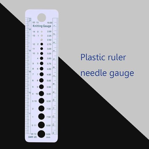 Sewing Ruler Patchwork Quilting Needle Gauge Light Weight Knitting Tool for Crafting Hobbyists and Professionals in Saudi Arabia