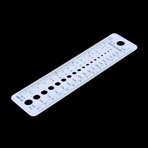 Sewing Ruler Patchwork Quilting Needle Gauge Light Weight Knitting Tool for Crafting Hobbyists and Professionals in Saudi Arabia