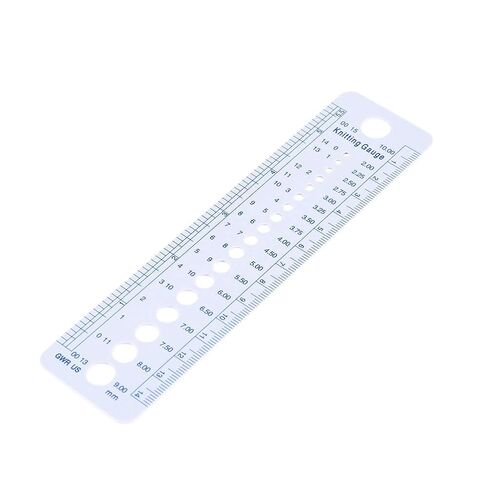 Sewing Ruler Patchwork Quilting Needle Gauge Light Weight Knitting Tool for Crafting Hobbyists and Professionals in Saudi Arabia