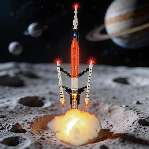 BRIKSMAX 2.0 Light Kit Compatible with Lego Technic NASA Artemis Space Launch System Rocket 42221 Building Sets- Original LED Lighting Kits (Accessories Only) for Display, Gifts & Collectors in Saudi Arabia