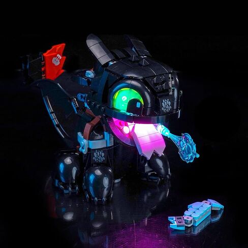 BrickBling LED Light Kit Compatible with Lego How to Train Your Dragon: Toothless 10375 (Not Come with Model) (Touch Control Version) in Saudi Arabia