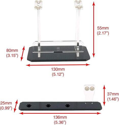 Display Stand Compatible with 76281 - X-Men X-Jet - Acrylic Display Stand - Set Not Included in Saudi Arabia