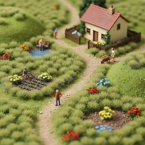 32PCS Static Grass Bushy Tufts Lowland Shrubs Model Grass Miniature Scenery Basing Material for Train Landscape Railroad Scenery Sand Layout Model War Gaming Terrain in Saudi Arabia