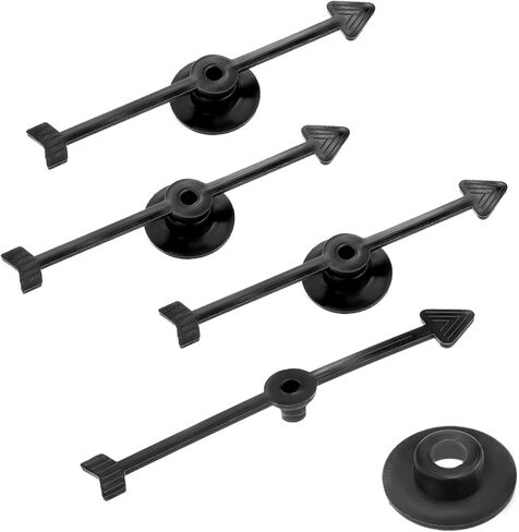 50 Packs Arrow Spinners Black Game Plastic Spinner Board Toys for Party School Classroom Home Using(3 Inches) in Saudi Arabia