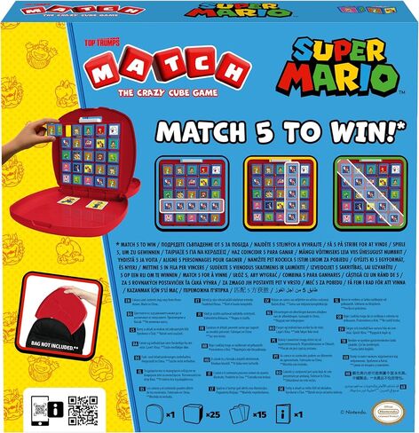 Top Trumps Match Game Super Mario – Family Board Games for Kids and Adults – Matching Game and Memory Game – Fun Two Player Kids – Memories and Learning, Board Games for 4 and up in Saudi Arabia