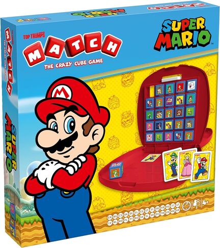 Top Trumps Match Game Super Mario – Family Board Games for Kids and Adults – Matching Game and Memory Game – Fun Two Player Kids – Memories and Learning, Board Games for 4 and up in Saudi Arabia