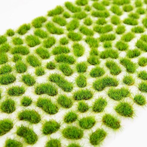 Mini Tufts, Mossy Static Grass for Historical Model Miniature Basing by Huge Minis 200+ Self-Adhesive Grass Tufts in Kuwait
