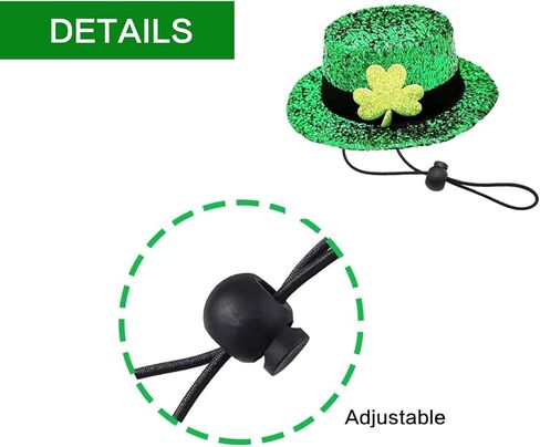 3 Pcs St Patricks Day Costume Patrick Star Dog Costume Green Hat Glasses Bow Tie Cute Pet Fun Matching for Large Dogs Dog Clothes in Saudi Arabia