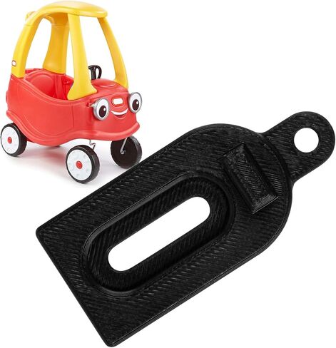 Upgraded Door Latch Lock for Little Tikes Cozy Coupe and Trucks, Compatible with Tikes Cozy Coupe, Secure Lock to Prevent Door from Opening(Black) in Saudi Arabia