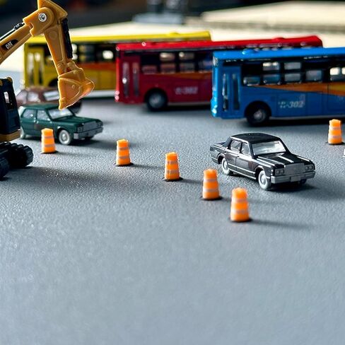 N Scale (1:160) Commander-Style Traffic Barrels (24 Pack) – Model Railroad Construction Scenery in Saudi Arabia