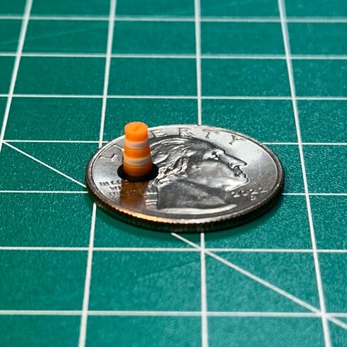 N Scale (1:160) Commander-Style Traffic Barrels (24 Pack) – Model Railroad Construction Scenery in Saudi Arabia