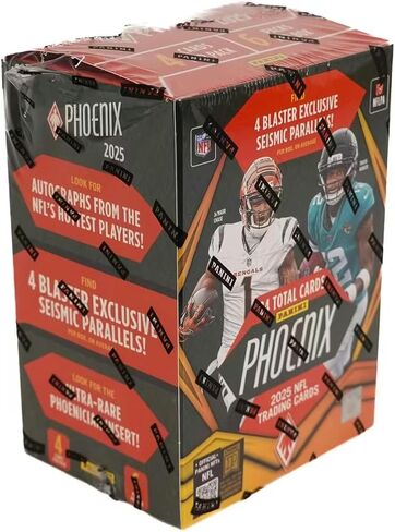 2025 Panini Phoenix Football Hobby Blaster Trading Card Box (4 Hobby Blaster Exclusive Seismic Parallels) in Saudi Arabia