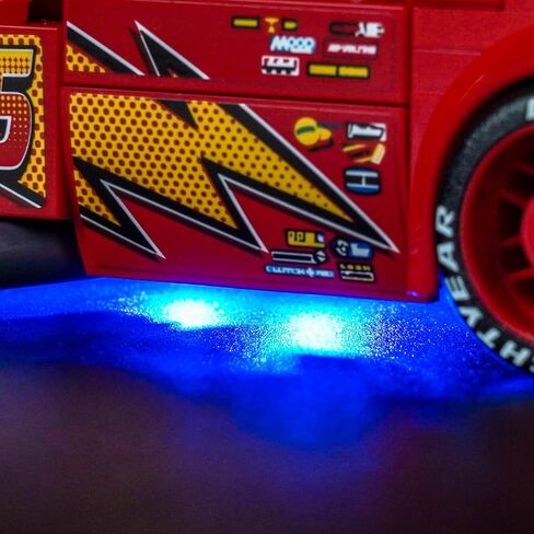 إضاءة LED متوافقة مع Lego 77255 Lightning McQueen - JUST Lights، مجموعة إضاءة متوافقة مع Lego Speed ​​Champions 77255، غير متضمنة النموذج in Kuwait