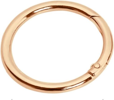 10 Pack 1 Inch Gold Spring O Rings, O Ring for Purse Strap, Keyrings Buckles, Metal Keychain Ring Round Carabiner Clips in Saudi Arabia