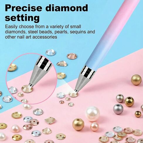 3Pcs 2026 New Refillable Wax Pen for Diamond Painting Set, Automatic Refillable Art Pens with 2 Refill Pads Nail Art DIY & Diamond Painting in Saudi Arabia