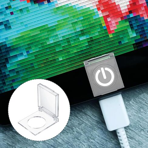 2 Pcs Painting Accessories Light Switch Cover Diamond Button Protector Cover Art Lights Pad Touch for Lights Table Light Pad Board in Saudi Arabia