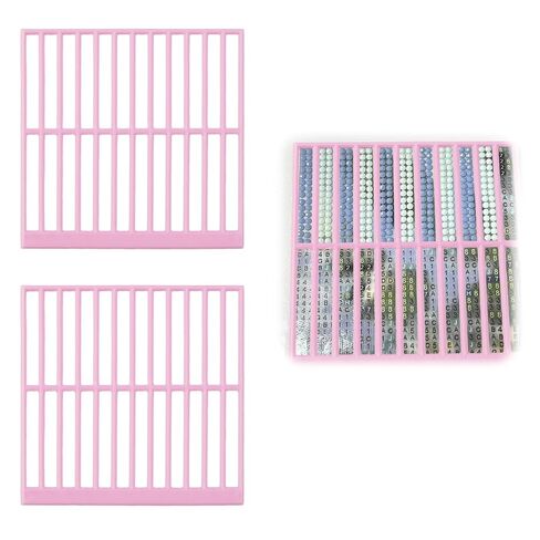 2 PCS Diamond Painting Ruler Diamond Accessories DIY Diamond Painting Alignment Tools for Full or Partial Diamonds Painting Guide Gift for Beginners or Professionals in Saudi Arabia