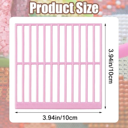 2 PCS Diamond Painting Ruler Diamond Accessories DIY Diamond Painting Alignment Tools for Full or Partial Diamonds Painting Guide Gift for Beginners or Professionals in Saudi Arabia
