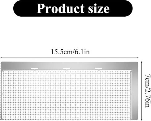 Dplolng الماس الفن حاكم حجر الراين اللوحة حاكم الماس دليل الفن الحكام الفولاذ المقاوم للصدأ الماس لصق الرسم الحكام مع 1020 شبكة فارغة شبكة دائرية نقطة الماس محاذاة الفنون أداة in Kuwait