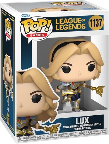 فانكو بوب! الألعاب: League of Legends - Lux - شخصية الفينيل القابلة للتجميع - فكرة هدية - بضائع رسمية - ألعاب للأطفال والكبار - محبي ألعاب الفيديو - شخصية نموذجية لهواة الجمع والعرض in Kuwait