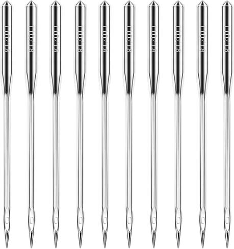 PPhtony Sewing Machine Needles 10Pcs Size 90/14 Universal Heavy Duty Leather & Jeans Machine Needles for Thin/Thick Fabric (110/18) in Saudi Arabia