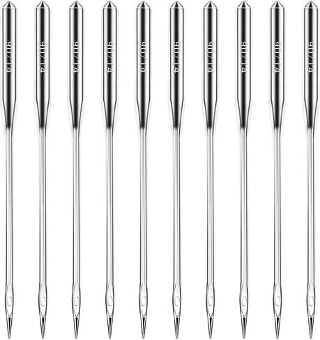 PPhtony Sewing Machine Needles 10Pcs Size 90/14 Universal Heavy Duty Leather & Jeans Machine Needles for Thin/Thick Fabric (110/18) in Saudi Arabia