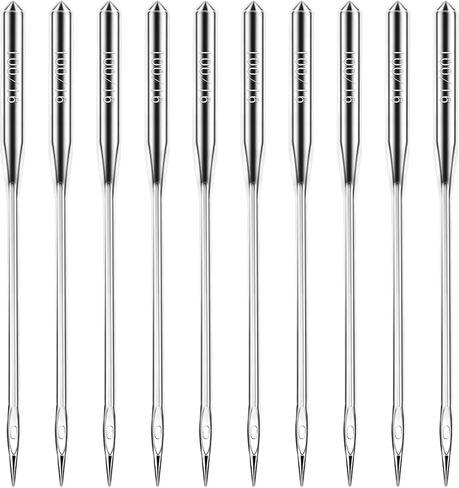 PPhtony Sewing Machine Needles 10Pcs Size 90/14 Universal Heavy Duty Leather & Jeans Machine Needles for Thin/Thick Fabric (110/18) in Saudi Arabia