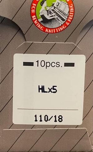 Needle It Up مع 50 ابرة HLx5 لماكينة الخياطة - مقاس 110/18 in Kuwait