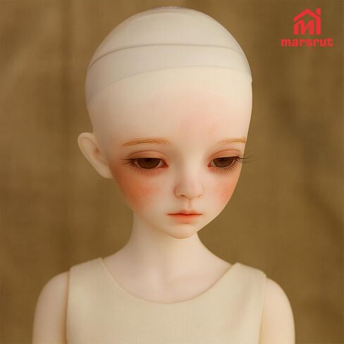 5 قطع من قبعات الشعر المستعار المصنوعة من السيليكون لـ 1/3 BJD، ​​لدمى Dollfie SD ذات وصلات كروية 1/3 مع محيط الرأس 8.66 بوصة - 9.45 بوصة (22-24 سم)، أغطية شعر مستعار من السيليكون الناعم، مستلزمات حماية رأس الدمية، شفافة in Kuwait