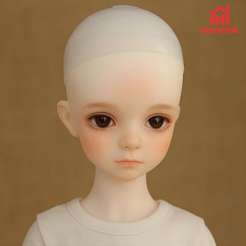 5 قطع من قبعات الشعر المستعار المصنوعة من السيليكون لـ 1/3 BJD، ​​لدمى Dollfie SD ذات وصلات كروية 1/3 مع محيط الرأس 8.66 بوصة - 9.45 بوصة (22-24 سم)، أغطية شعر مستعار من السيليكون الناعم، مستلزمات حماية رأس الدمية، شفافة in Kuwait