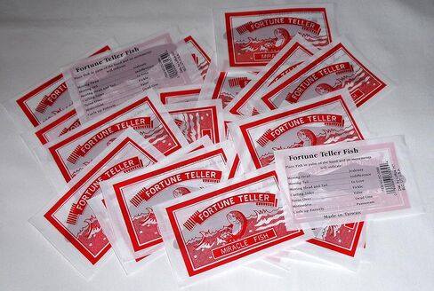 25 Fortune Teller Fish, Old Time Party Favorite in Saudi Arabia