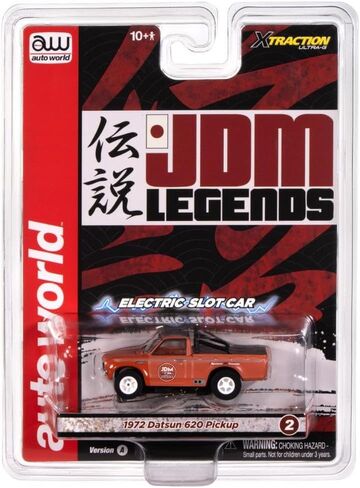 SC418-2ORG Auto World Xtraction 1972 شاحنة بيك اب داتسون JDM Legends HO Slot Car in Saudi Arabia