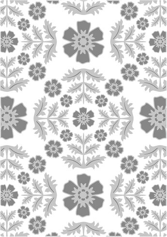 Sizzix ML Textured Impressions Embossing Folder Floral Damask by Eileen Hull in Saudi Arabia