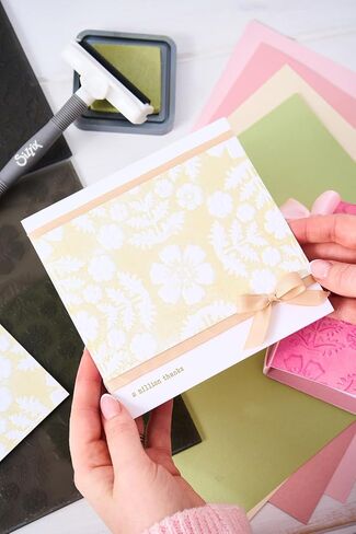 Sizzix ML Textured Impressions Embossing Folder Floral Damask by Eileen Hull in Saudi Arabia