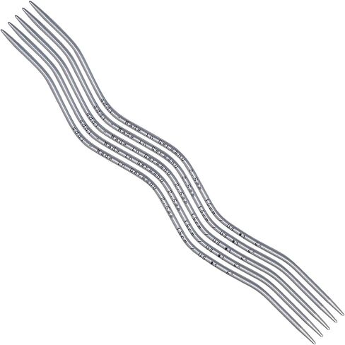 skacel by addi CraSy Snake Double Pointed Knitting Needles, 6 Inch (15.24 cm) Set of 5 Aluminum Knit Needle Kit, 3.5 mm (US Size 4) in Saudi Arabia