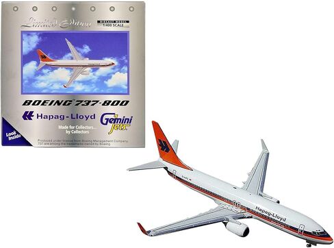 Gemini Jets Hapag Lloyd B737-800(W) 1:400 Scale GJHLF203 in Saudi Arabia