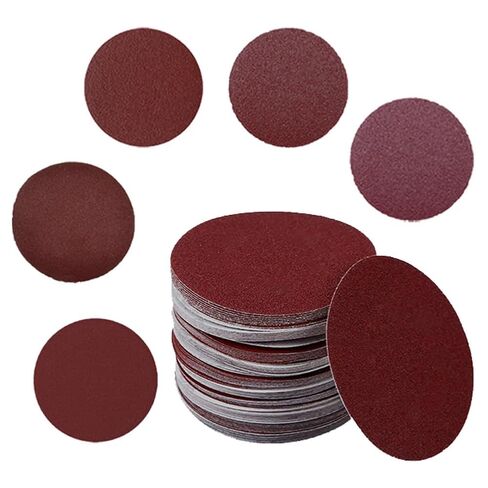 100-Pack 3-Inch Sanding Discs | P80 to P3000 Full Grit Range, 10pcs per Grit, Silicon Carbide, Wood Metal Auto Finishing in Kuwait
